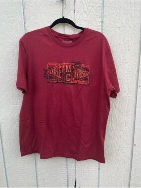 Harley-Davidson Men’s T-Shirt Road Warrior Red Size XL